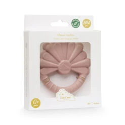 Flower Teether - Dusty Rose -Baby Bliss Sales Store 1035 22 4