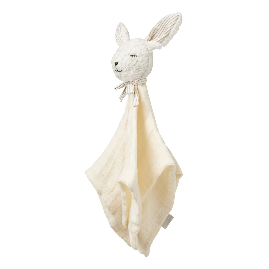 Cuddle Cloth Bunny - OCS - Antique White 1 Cuddle Cloth Bunny - OCS - Antique White