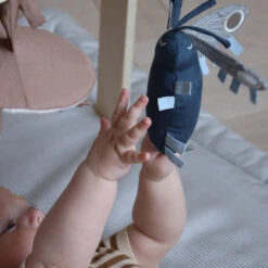 Activity Toy, Bumble Bee - OCS Portofino Blue 6 Activity Toy, Bumble Bee - OCS Portofino Blue -Baby Bliss Sales Store 1099 ActivityToyBumbleBee 107 PortofinoBlue 10