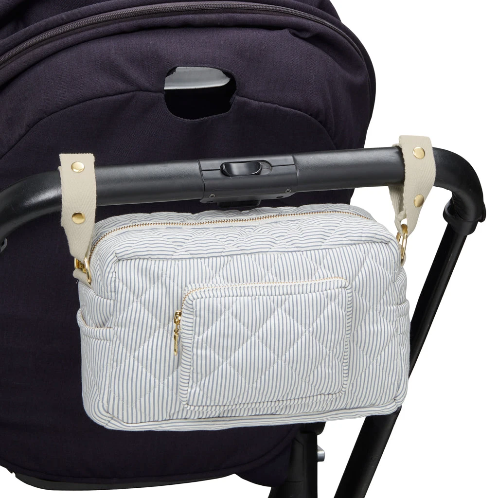 Small Changing Bag - OCS Classic Stripes Blue 2 Small Changing Bag - OCS Classic Stripes Blue - Image 2