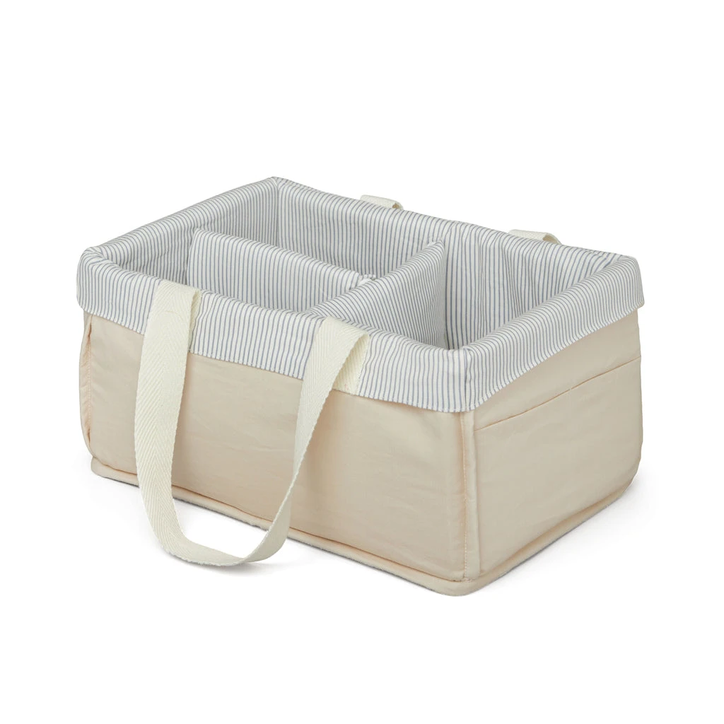 Diaper Caddy - OCS Classic Stripes Blue 1 Diaper Caddy - OCS Classic Stripes Blue