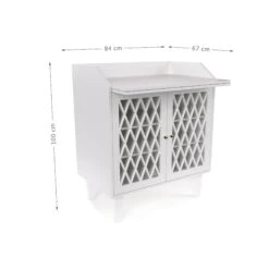 Harlequin Changing Table, FSC Mix - White -Baby Bliss Sales Store 2001C HARLEQUIN 20CHANGING 20TABLE 23 WHITE