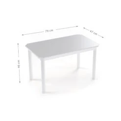 Harlequin Kids Table - White -Baby Bliss Sales Store 2004 HARLEQUIN 20KIDS 20TABLE 23 WHITE