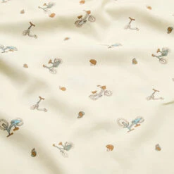 Bedding Set, Junior, 100x140cm - GOTS - Bicycles -Baby Bliss Sales Store 200 Bedding Junior 100x140cm P92 Bicycles 02