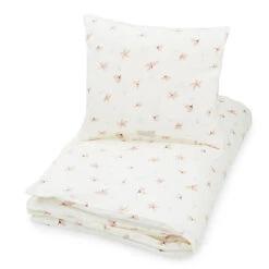 Bedding Set, Junior, 100x140cm - GOTS Windflower Creme