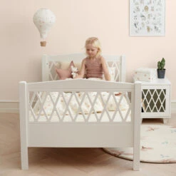 Harlequin Bedside Table - FSC Mix - White 8 Harlequin Bedside Table - FSC Mix - White -Baby Bliss Sales Store 2019 23 LIFESTYLE 1