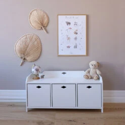 Luca Storage Module, FSC Mix - White -Baby Bliss Sales Store 2030 Luca Storage Bench 23 White 2