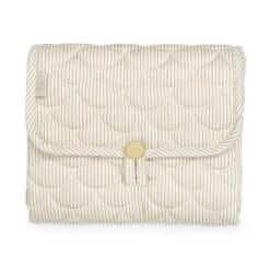 Changing Mat, Quilted - OCS Classic Stripes Camel