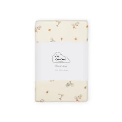 Sheet, Fitted, 70x140x15cm - GOTS - Bicycles