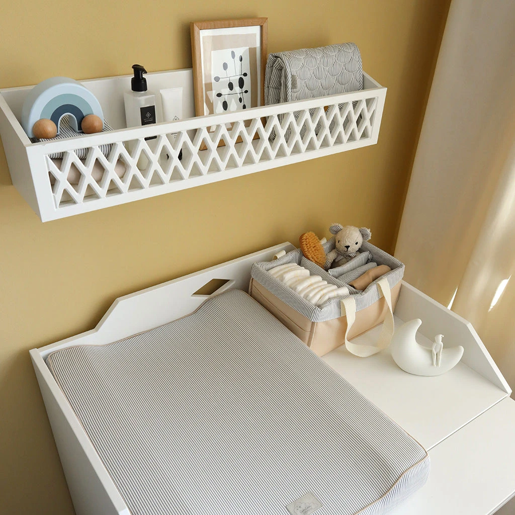 Diaper Caddy - OCS Classic Stripes Blue 2 Diaper Caddy - OCS Classic Stripes Blue - Image 2