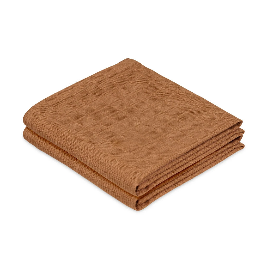 Muslin Cloth, 2-pack - GOTS - Amber 1 Muslin Cloth, 2-pack - GOTS - Amber