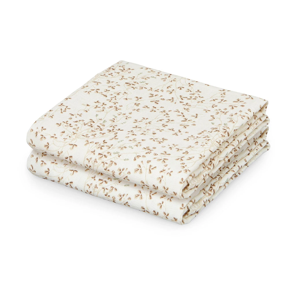 Muslin Cloth, Printed, 2-pack - GOTS Lierre 1 Muslin Cloth, Printed, 2-pack - GOTS Lierre