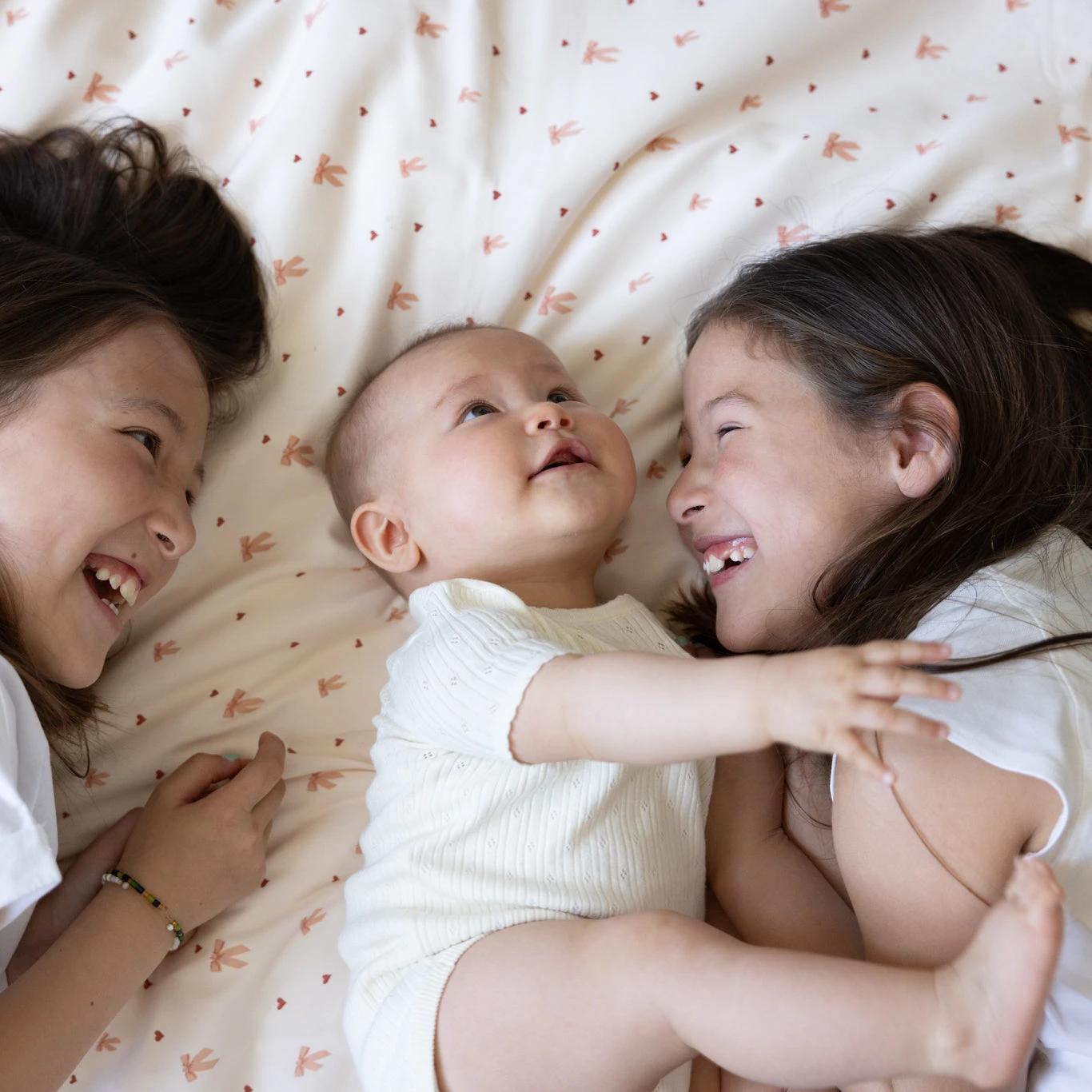 Bedding Set, Single, 140x200cm - GOTS - Bows 2 Bedding Set, Single, 140x200cm - GOTS - Bows - Image 2