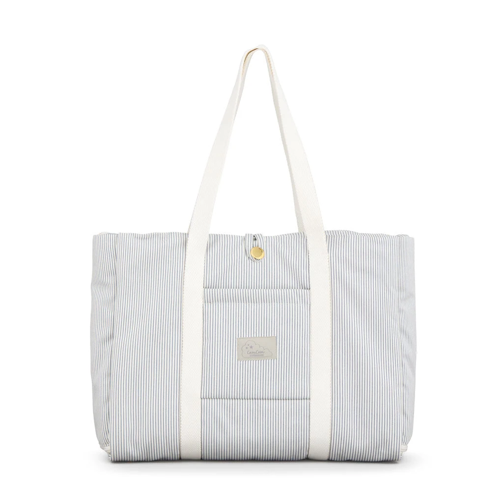 Fold-Out Changing Bag - OCS - Classic Stripes Blue 1 Fold-Out Changing Bag - OCS - Classic Stripes Blue