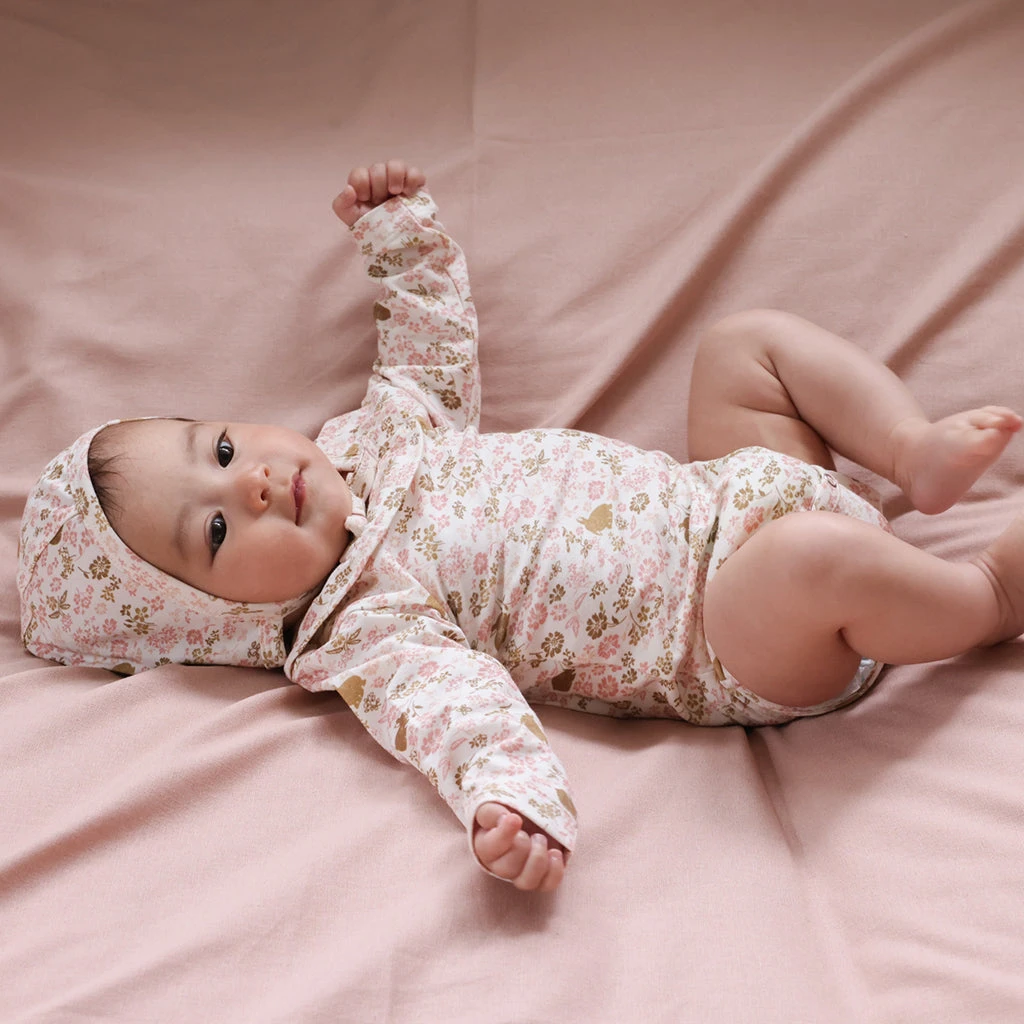 Baby Bonnet - GOTS - Augusta 2 Baby Bonnet - GOTS - Augusta - Image 2