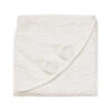 Towel, Baby, Hooded W/ Ears - GOTS Off-White