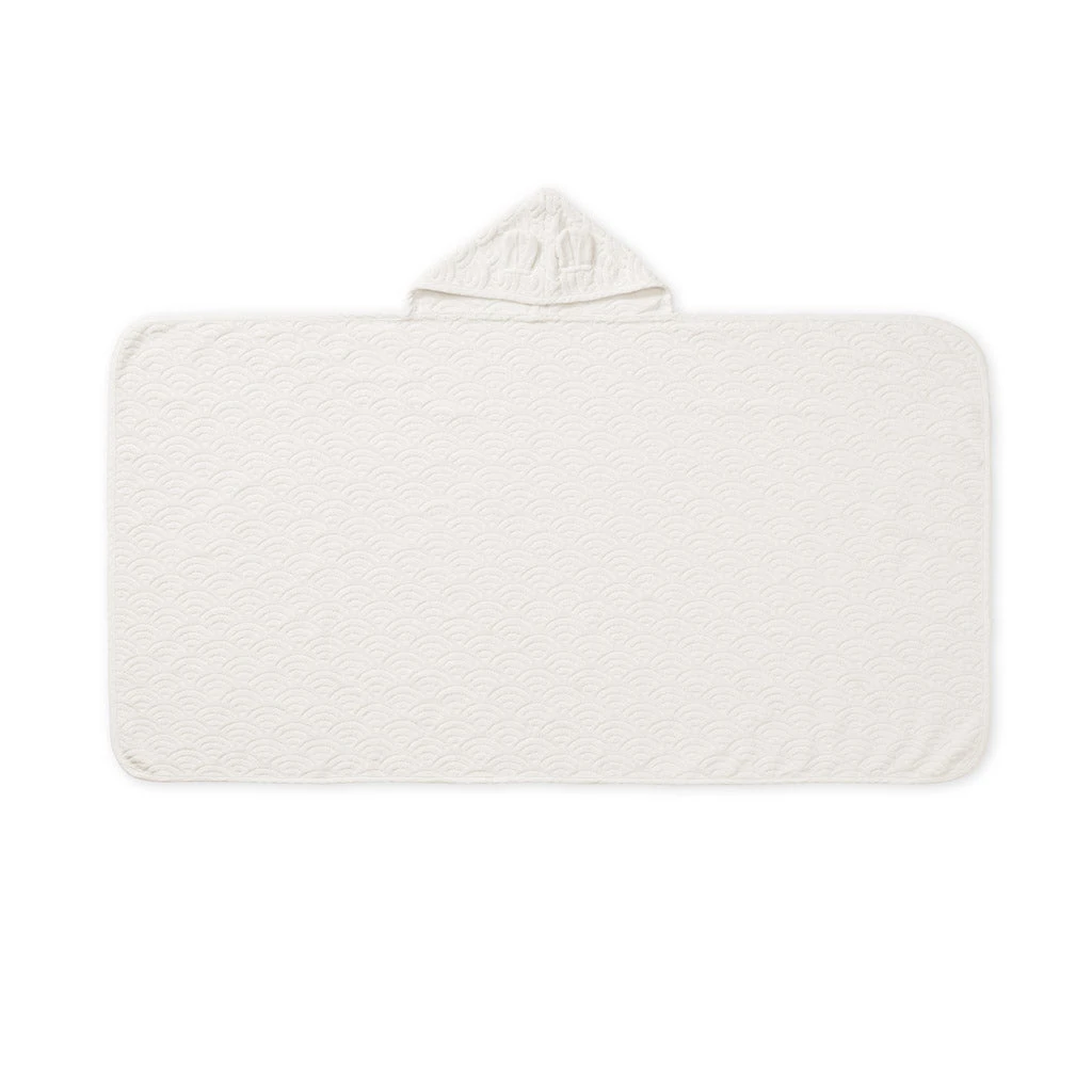 Towel, Junior, Hooded W/ Ears - GOTS Off-White 5 Towel, Junior, Hooded W/ Ears - GOTS Off-White - Image 5