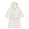 Bathrobe, Hooded W/ Ears, 1-2 Yrs - GOTS Off-White