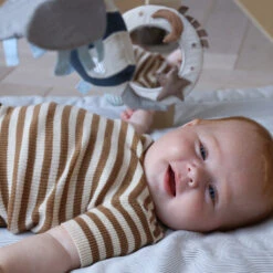 Soft Blanket - OCS Classic Stripes Blue -Baby Bliss Sales Store 672 SoftBlanket P85 ClassicStripesBluea 13