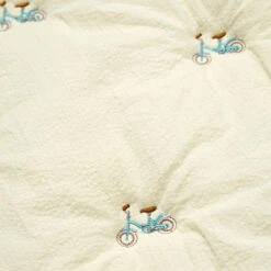 Kids Embroidered Blanket - OCS - Bicycles 5 Kids Embroidered Blanket - OCS - Bicycles -Baby Bliss Sales Store 679 Embroidered Blanket P92 Bicycle 02