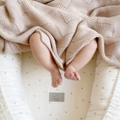 Scallop Knit Blanket - GOTS Almond 7 Scallop Knit Blanket - GOTS Almond -Baby Bliss Sales Store 68 6282cd75 7b7d 48e0 bfd3 8fbef949a65a