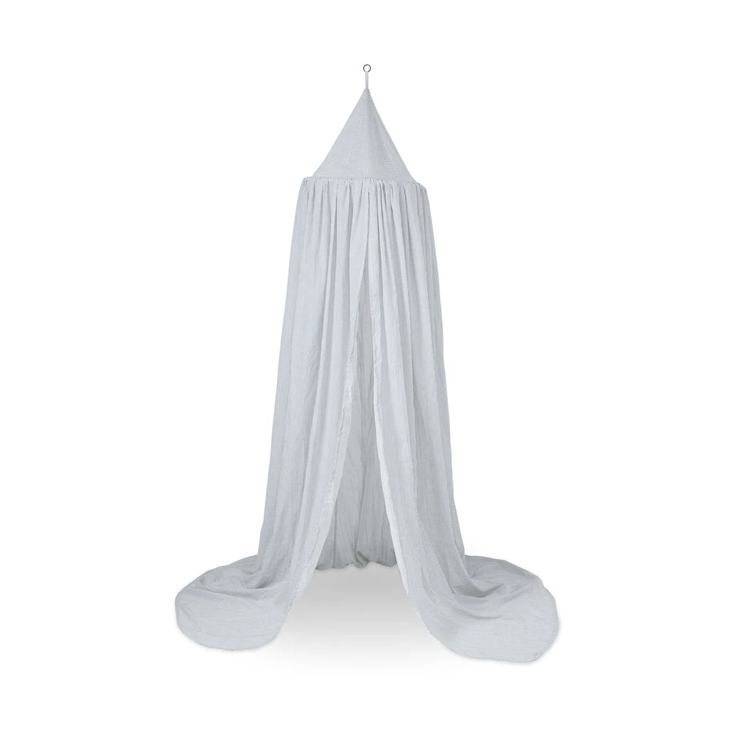 Bed Canopy - GOTS Classic Stripes Blue 1 Bed Canopy - GOTS Classic Stripes Blue