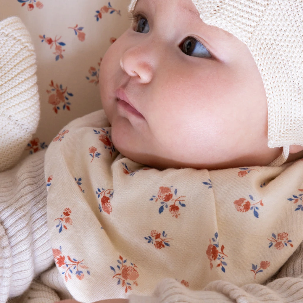 Bandana Bib, Jersey, 2-Pack - GOTS - Berries 2 Bandana Bib, Jersey, 2-Pack - GOTS - Berries - Image 2