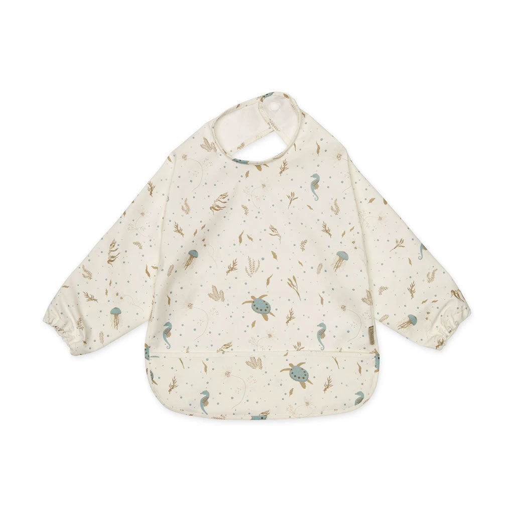 Bib, Sleeved - Sea Garden 1 Bib, Sleeved - Sea Garden