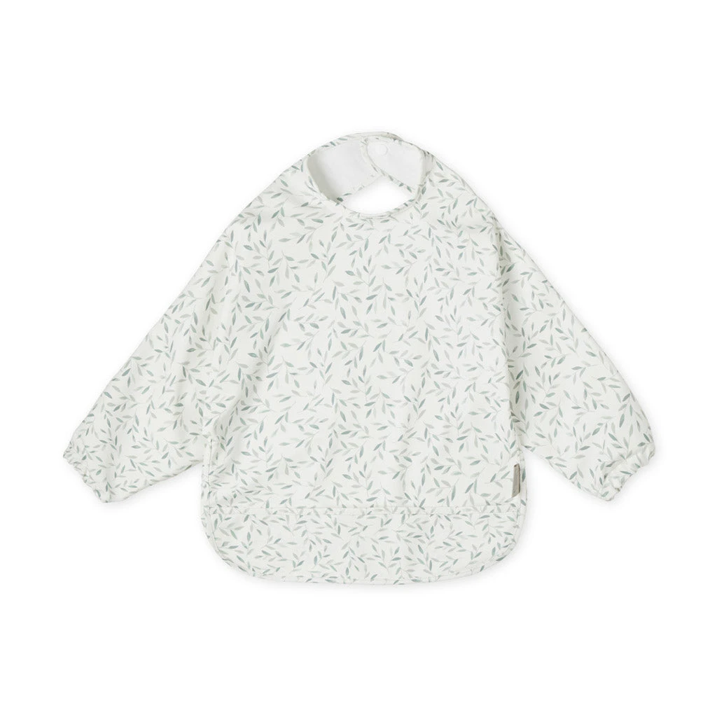 Sleeved Bib - Green Leaves 1 Sleeved Bib - Green Leaves