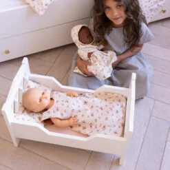 Harlequin Doll's Bed - FSC White -Baby Bliss Sales Store 969 Harlequin Dolls Bed 23 White 20 2