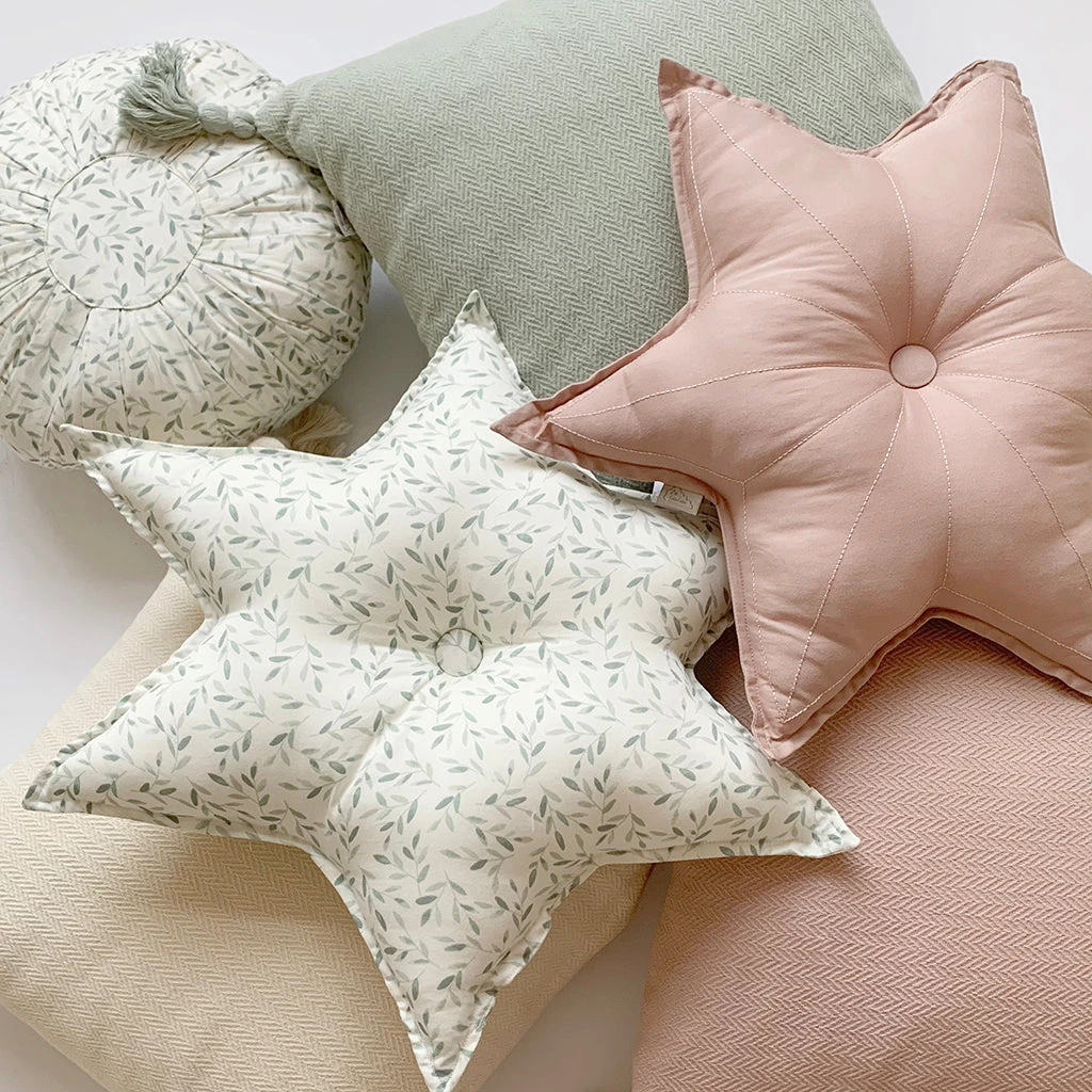 Cushion, Herringbone - OCS Dusty Green 5 Cushion, Herringbone - OCS Dusty Green - Image 5