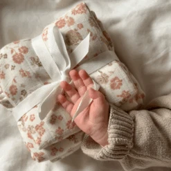 Muslin Cloth, Printed, 2-pack - GOTS - Augusta -Baby Bliss Sales Store Designudennavn 2