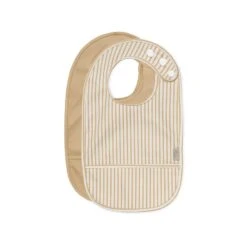 Bib W/ Pocket, 2-pack - Oatfield