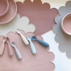 Rainbow Spoons, 2-pack - Midnight Mix -Baby Bliss Sales Store dinnerware flower 1 1x1 20 5 5981f4e6 e7bd 4d5a bbeb ba4a6c2b6e1e